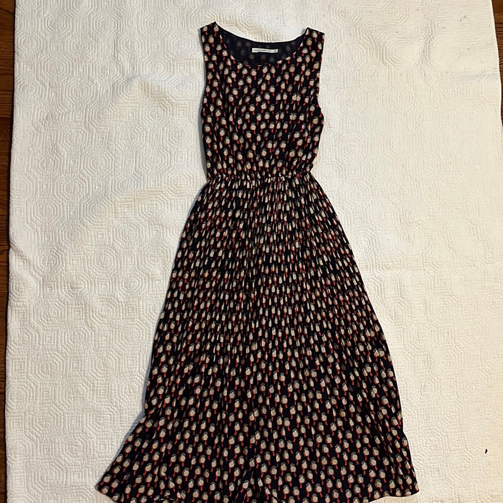 Hazel Bird Print Dress Size S
